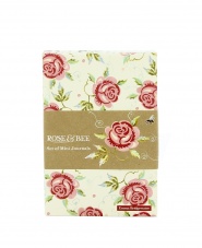 Emma Bridgewater Set of 3 Notebooks Rose & Bee Print